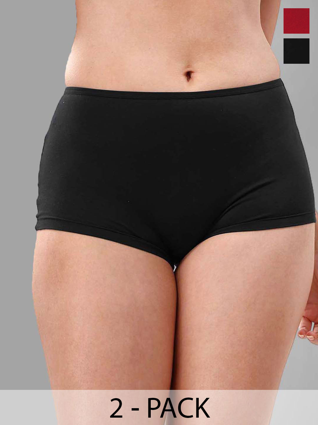 LYRA Pack Of 2 Label Free Anti-Odour Boy Short Briefs