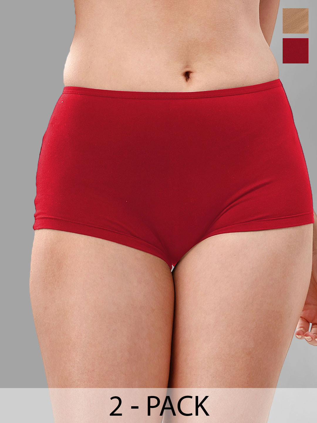 LYRA Pack Of 2 Label Free Anti-Odour Boy Short Briefs