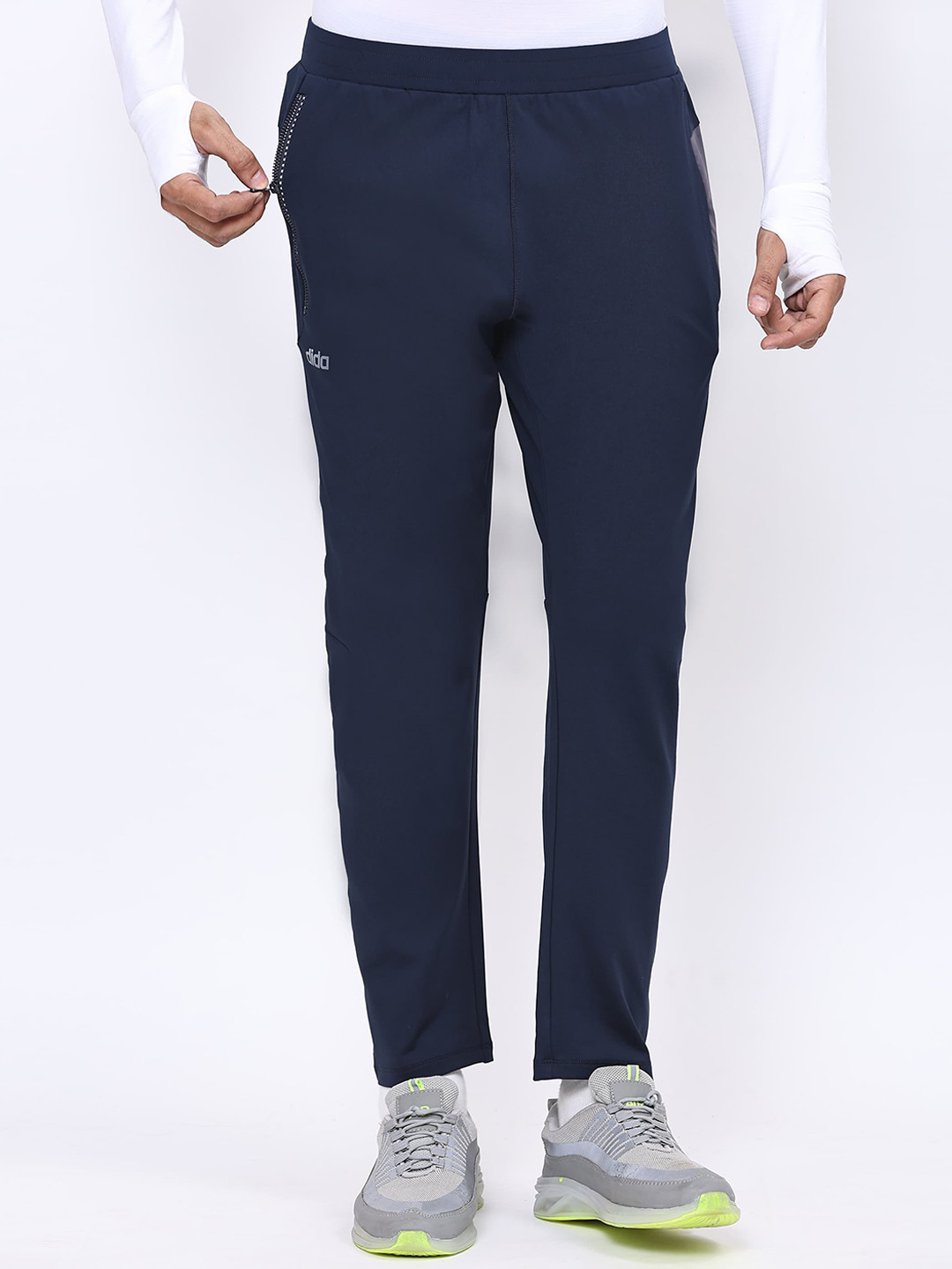 DIDA Men Dry Fit Comfort-Fit Track Pants