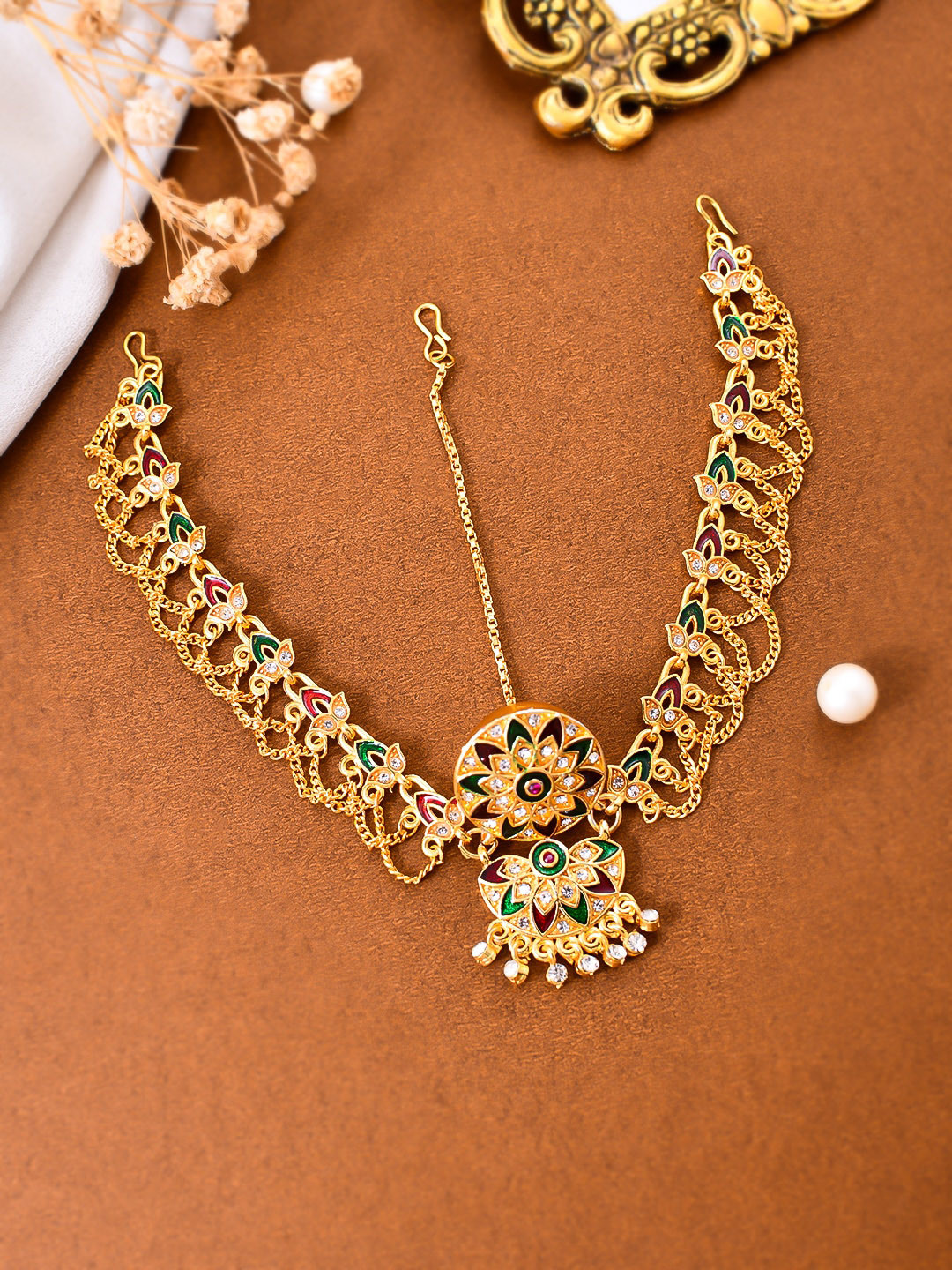 Silvermerc Designs Gold-Plated Matha Patti