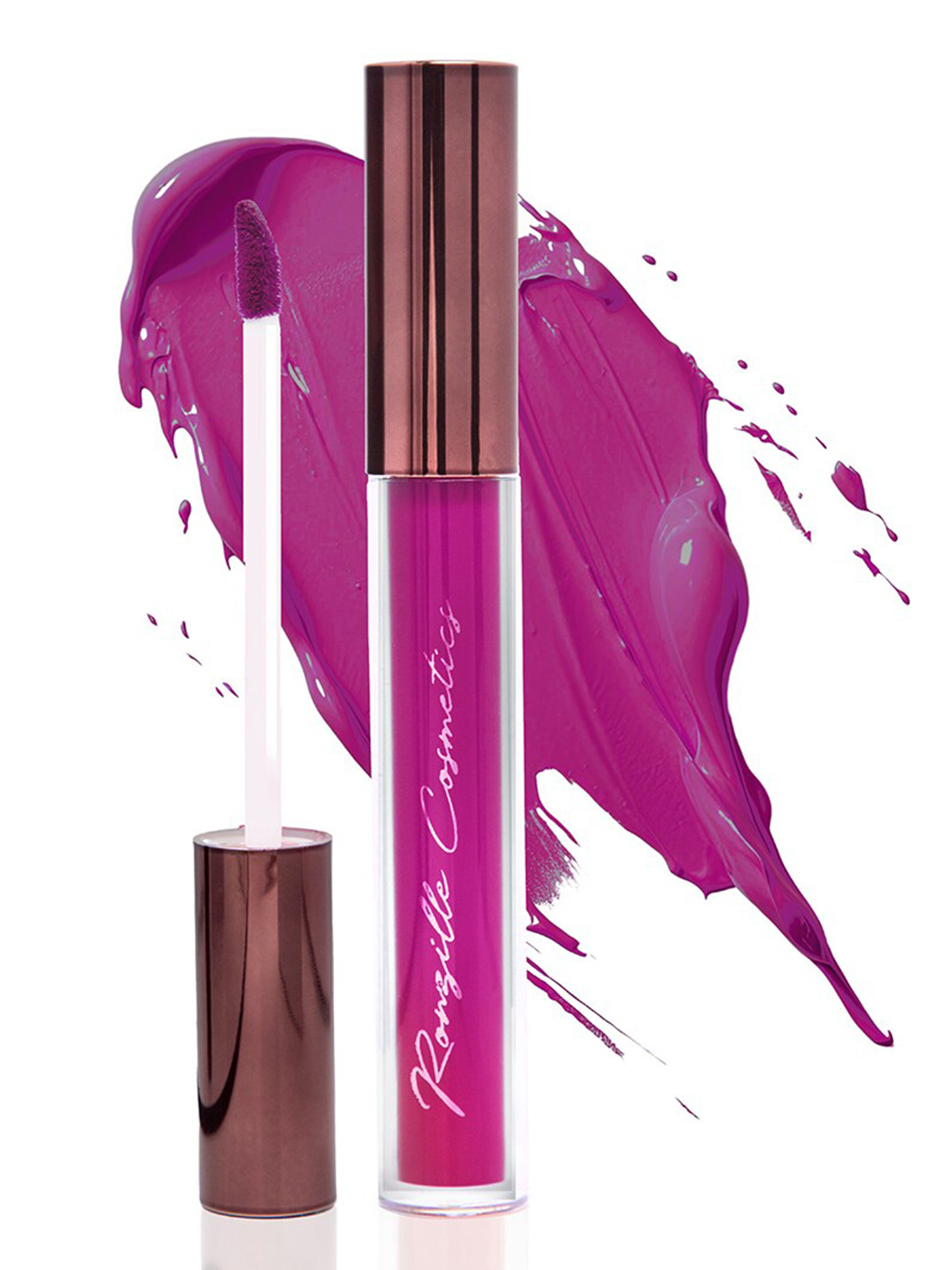 Ronzille Long Sleek Non Transfer Long Lasting Liquid Lipstick 4 ml - Wine Berry 07