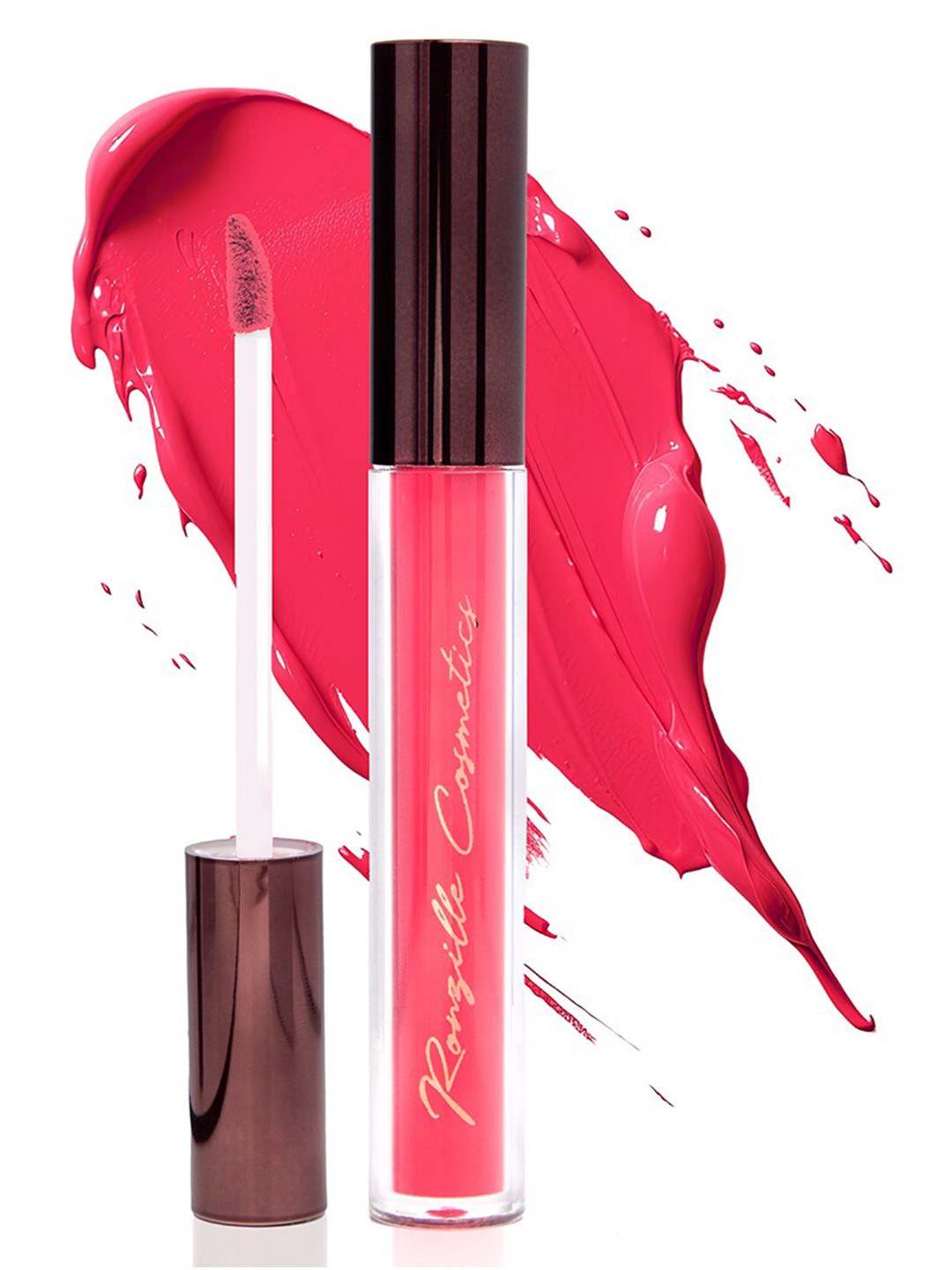 Ronzille Long Sleek Long Lasting Liquid Matte Lipstick 4ml - Rose Vale 02