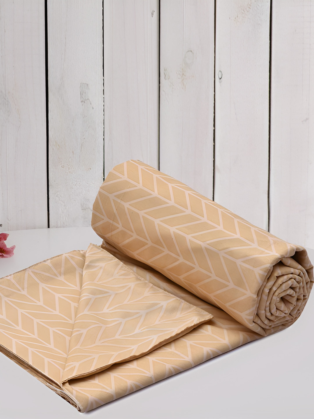 RRC Brown Geometric Printed Duvet Cover