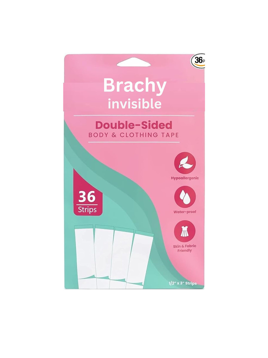 BRACHY Set of 10 All Day Comfort Stick-On Lingerie accessories