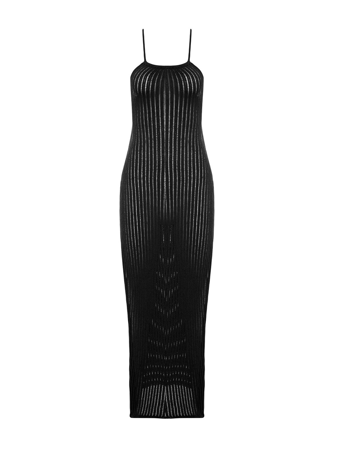 Trendyol Striped Bodycon Midi Dress