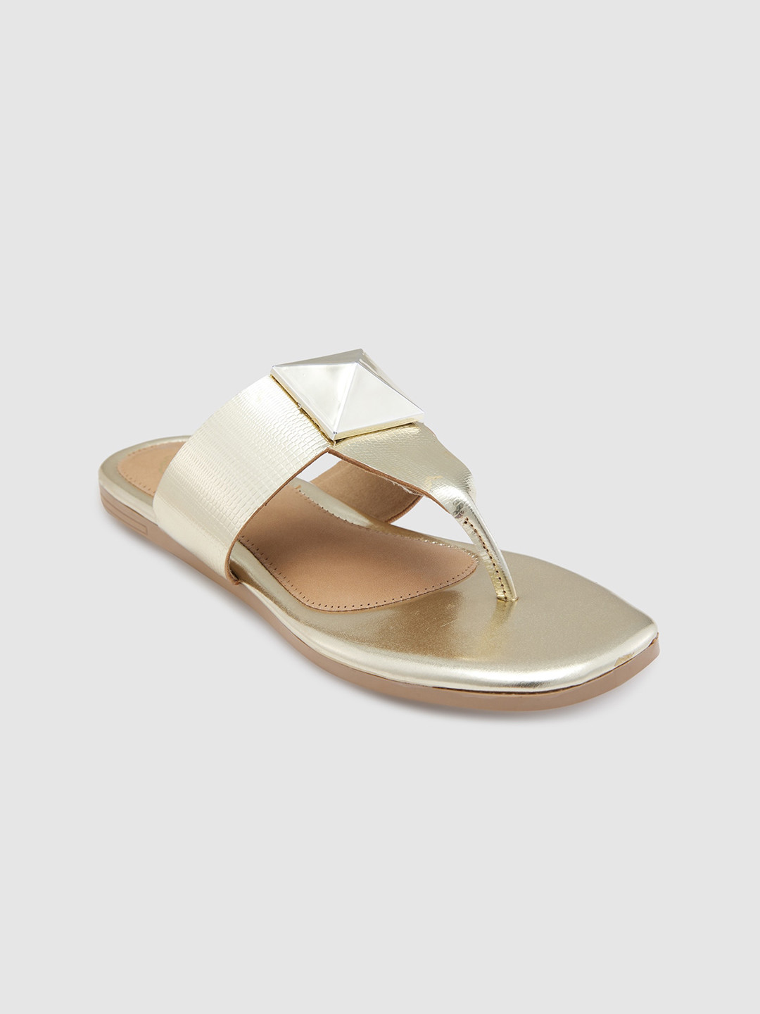 Sole To Soul No Back Strap T-Strap Flats