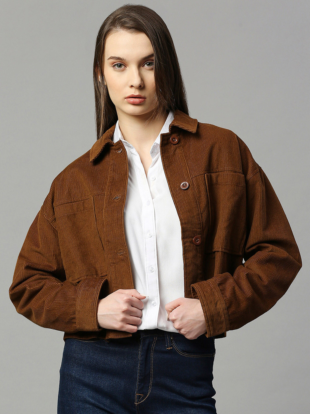 Dream of Glory Inc Women Corduroy Jacket
