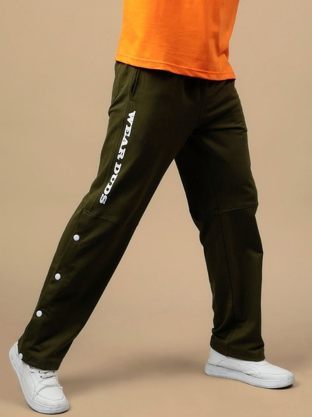 WEARDUDS Men Self Design Relaxed Fit  Racer Jogger
