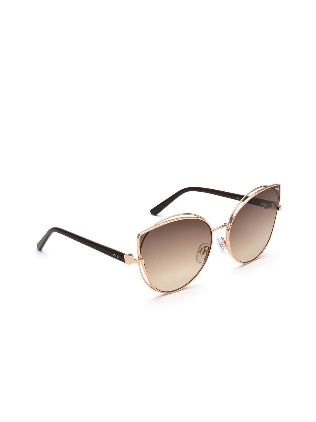 IRUS by IDEE Women Cateye Sunglasses with UV Protected Lens IRS1065C3SG