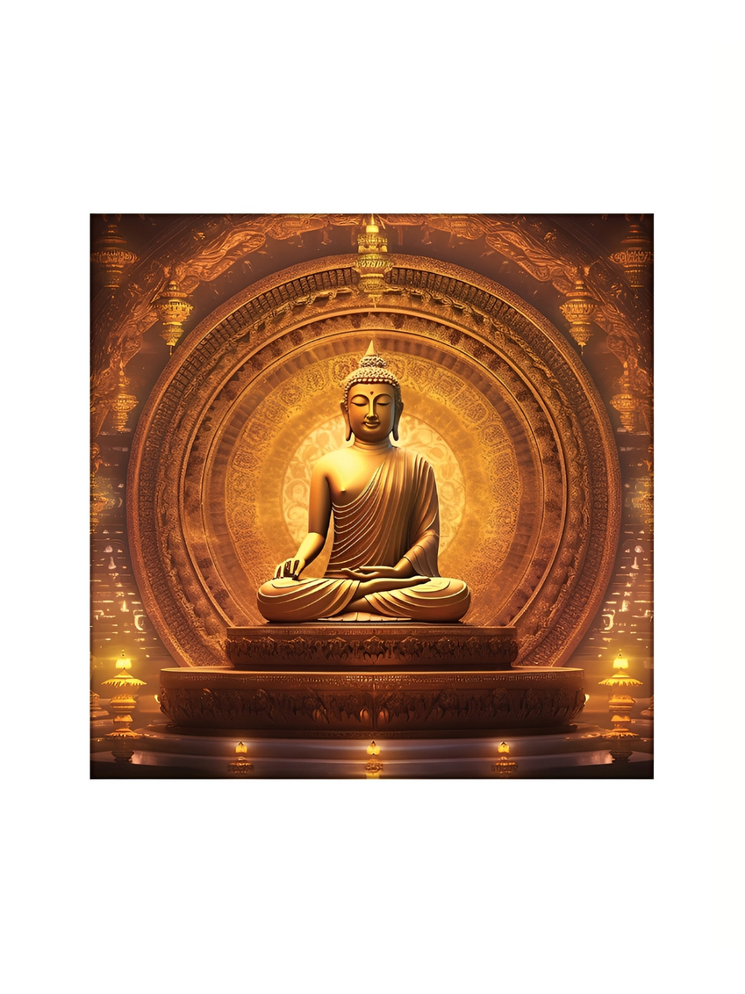 OLIVE TREE Canvas Wall Square Paintings Wall Art - 24 x 24In