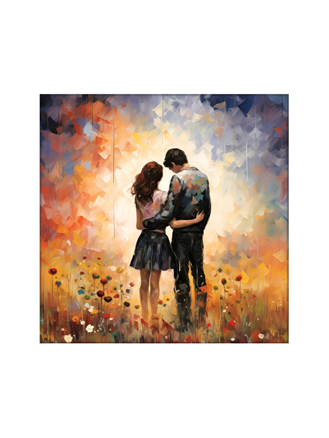 OLIVE TREE Canvas Wall Square Paintings Wall Art 24In x 24In