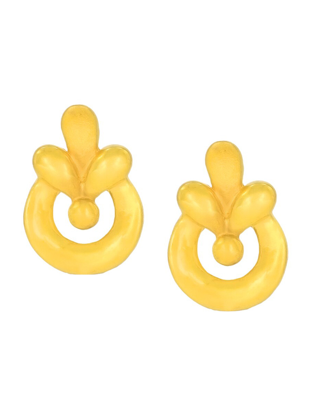 BHIMA 22K Hallmark 916 Purity Yellow Gold Molding Studs