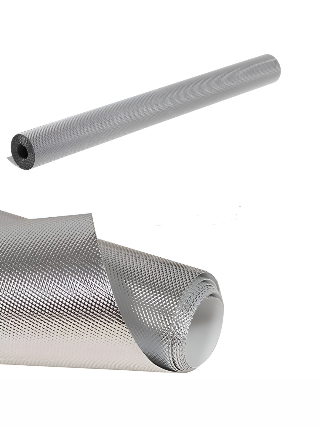 TIED RIBBONS Silver Toned Reusable Drawer Shelf Liner