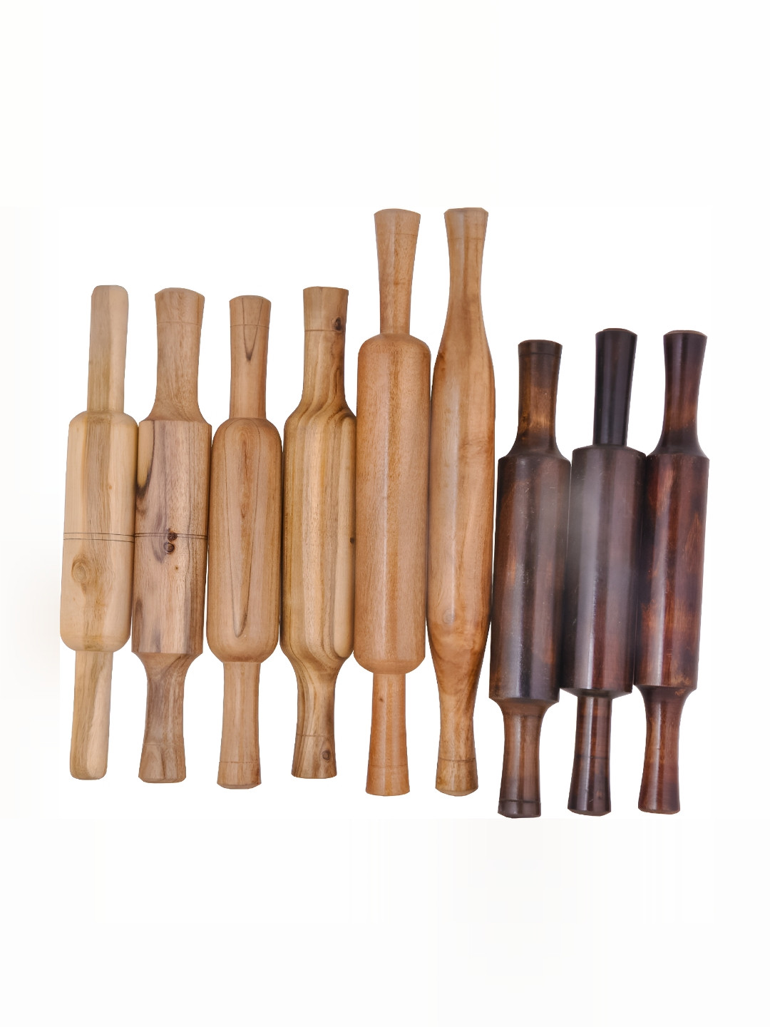 Shivshakti Arts Brown 9 Pcs Wood Core