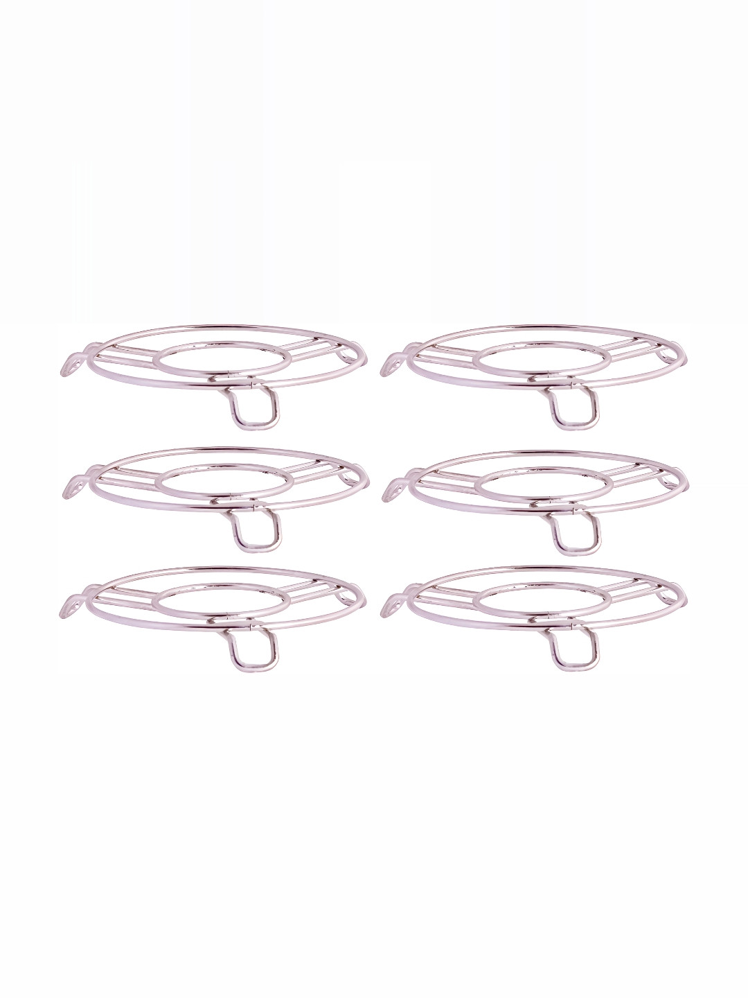 Shivshakti Arts Steel 6 Pieces Stainless Steel Trivet