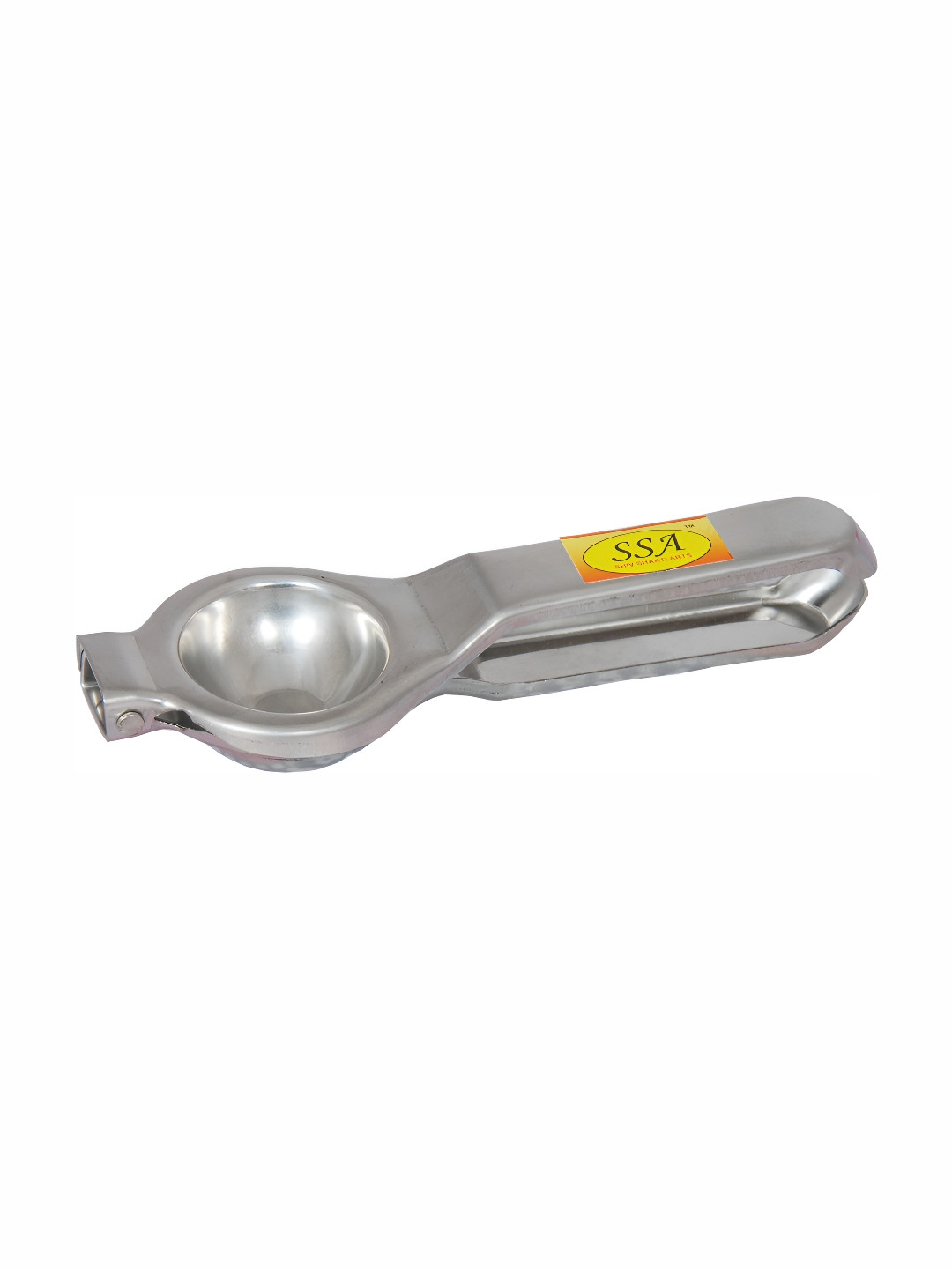 Shivshakti Arts Silver-Toned Stainless Steel Lemon Squeezer