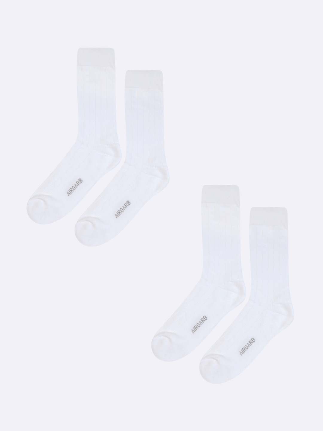 AIR GARB Unisex Pack Of 2 Patterned Calf-Length Socks