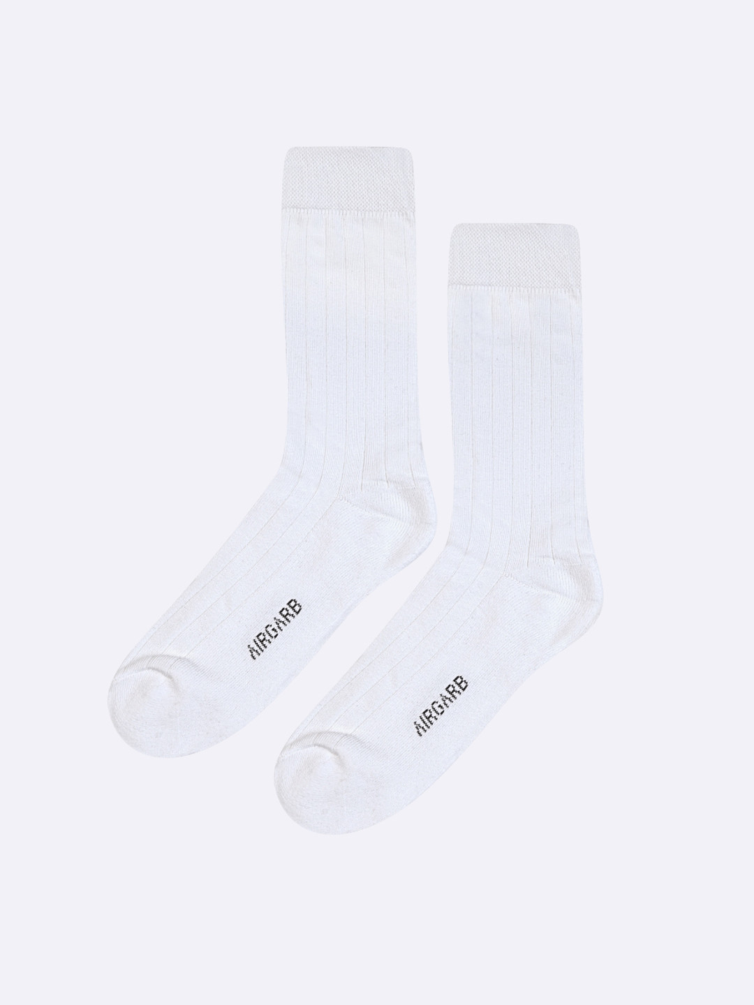 AIR GARB Ribbed Moisture-Wicking Calf Length Socks