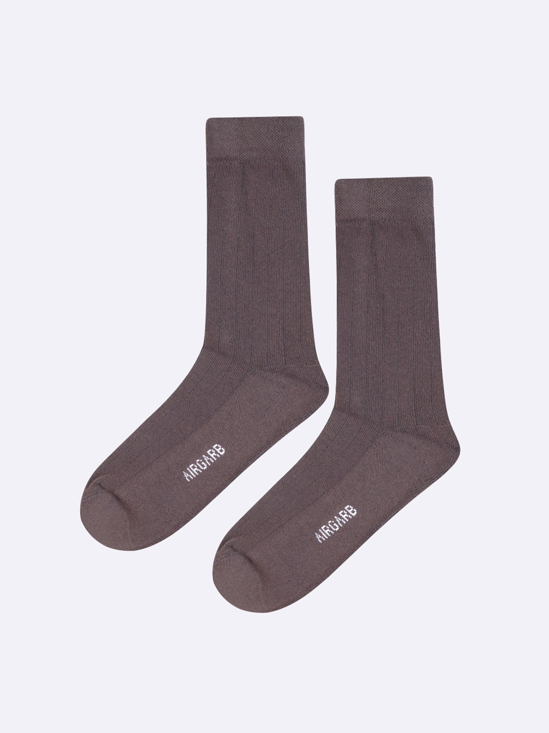 AIR GARB Ribbed Moisture-Wicking Calf Length Socks