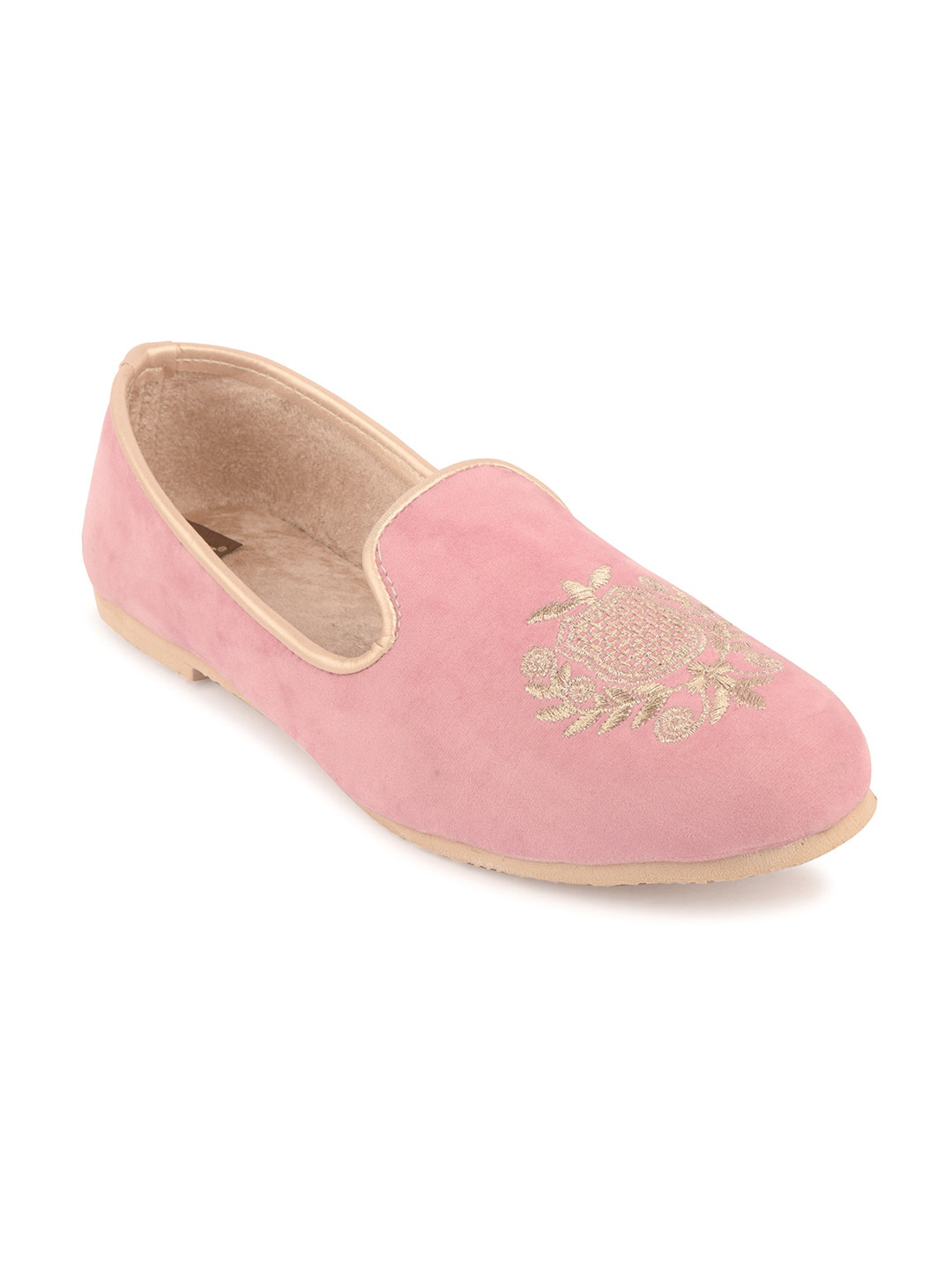 DESI COLOUR Men Embroidered Casual Shoes