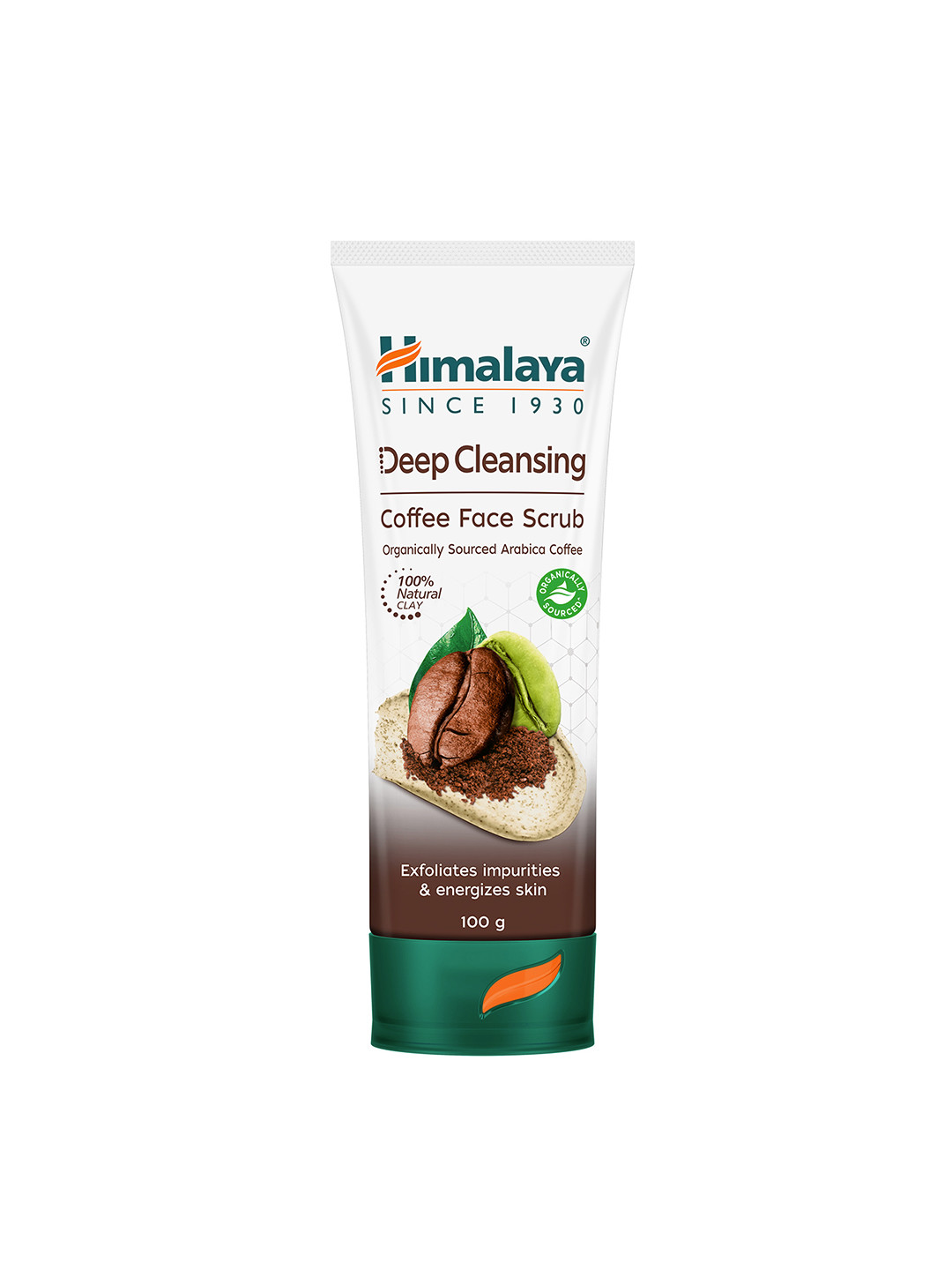 Himalaya Deep Cleansing Coffee Face Scrub To Exfoliate Impurities & Energize Skin - 100g