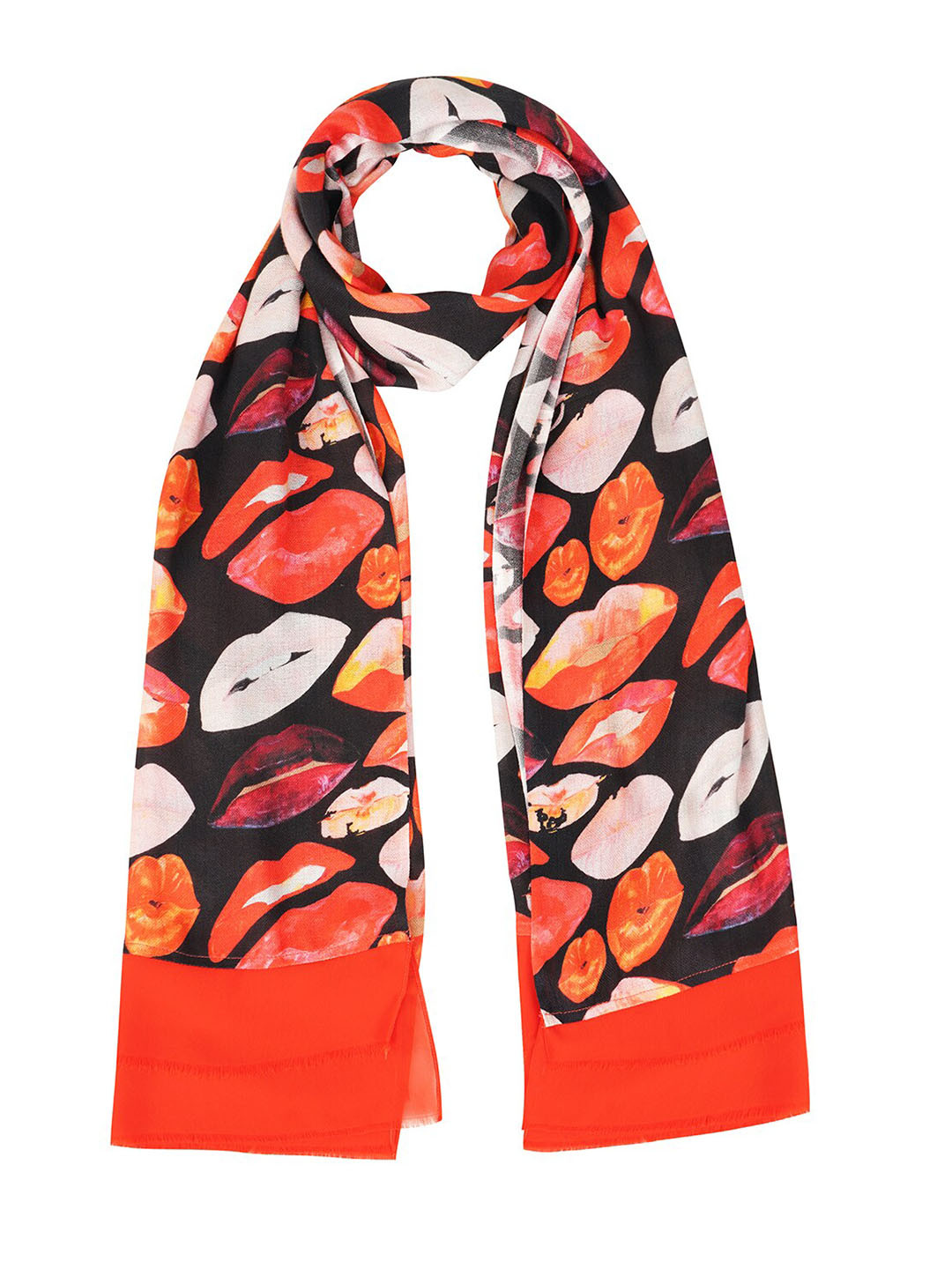 Rhe-Ana Conversational Printed Woollen Stole