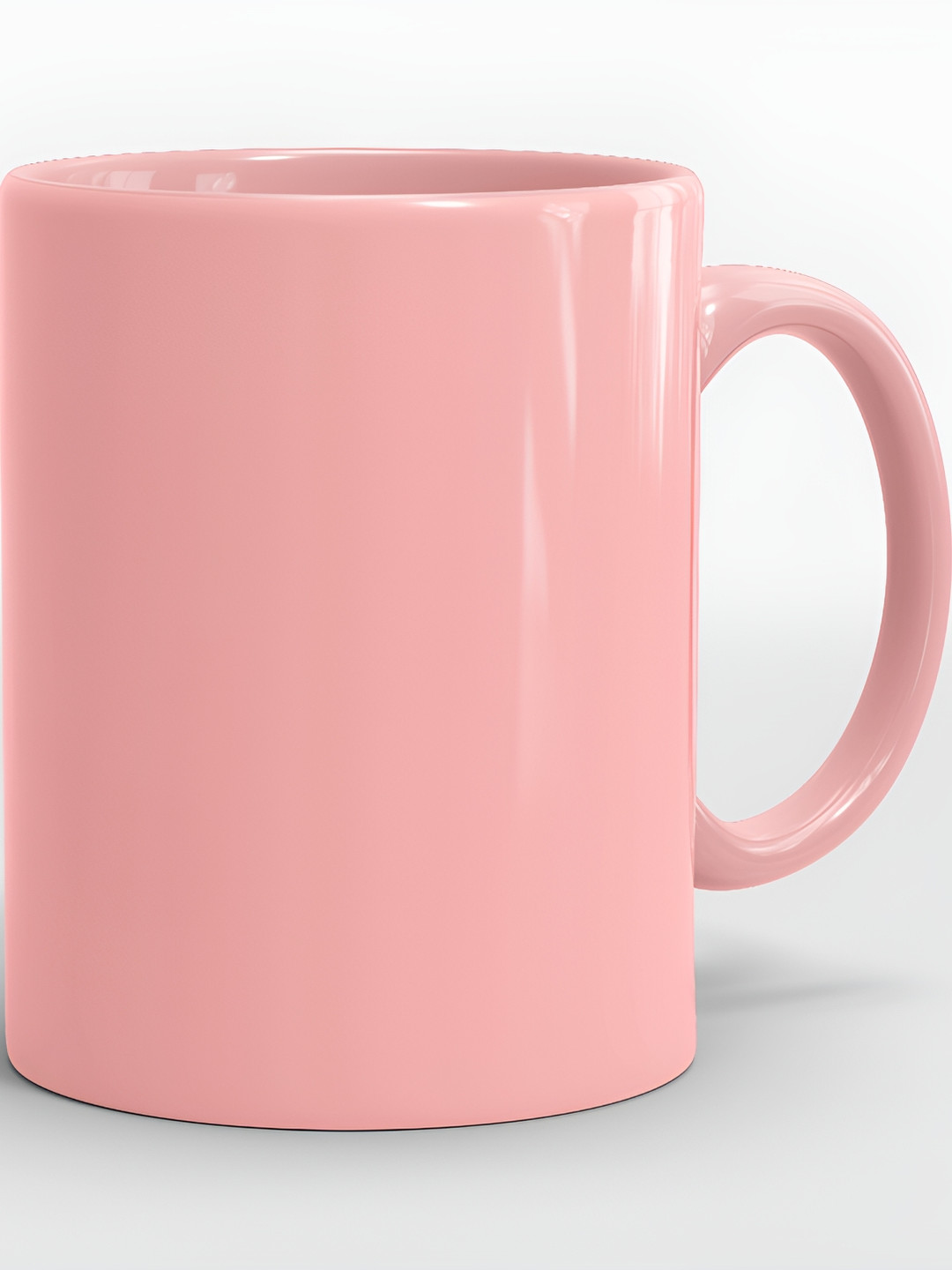 SUBLIKRAFT Pink Ceramic Glossy Mugs 330 ml