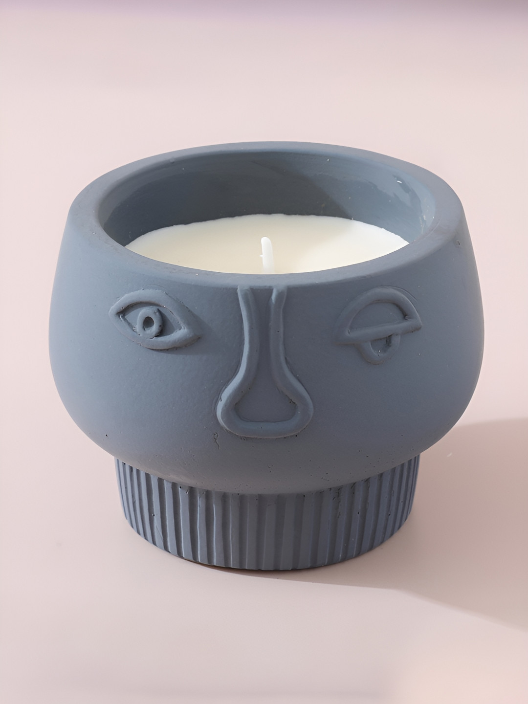 The Better Home for Home Decoration 1 Wick Black Snake Solid Geometric Regular Jar Candles