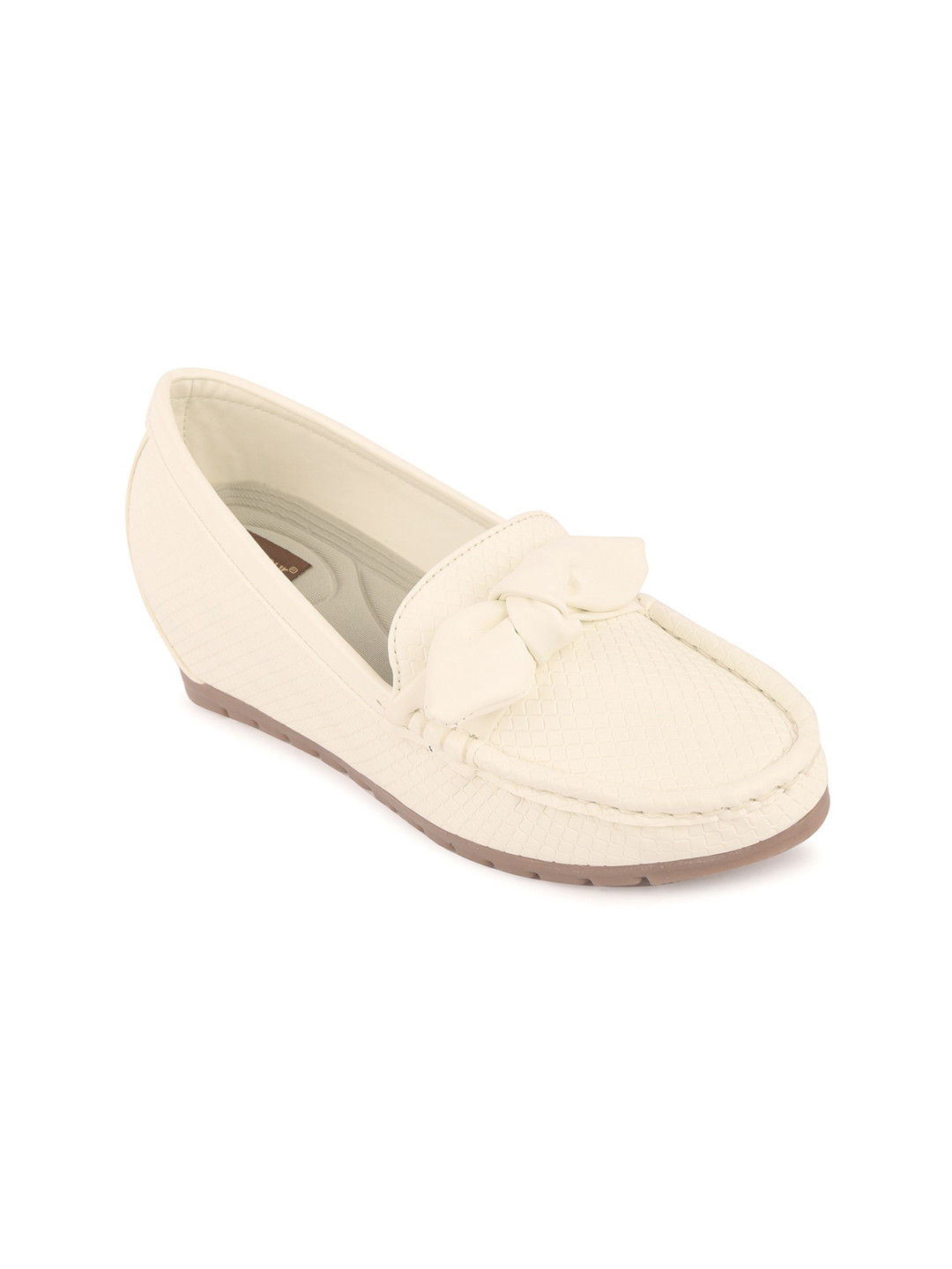 DESI COLOUR Block Pumps with Bows
