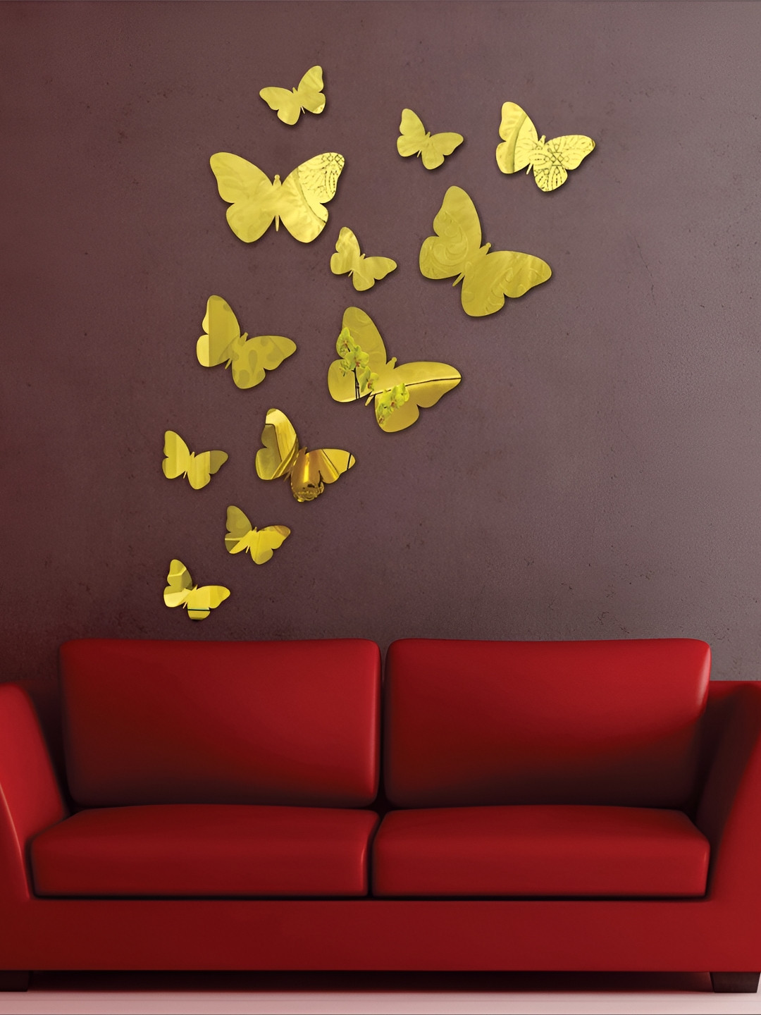Wall1ders Butterfly Pattern 3D Wall Stickers