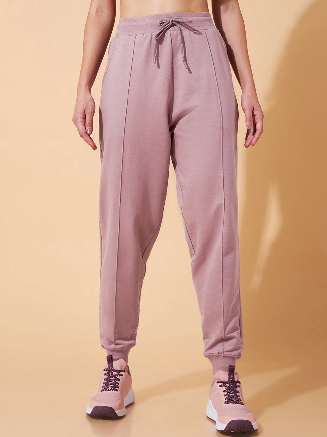 CULT The Essential All Day Women Pure Cotton Mid-Rise Joggers
