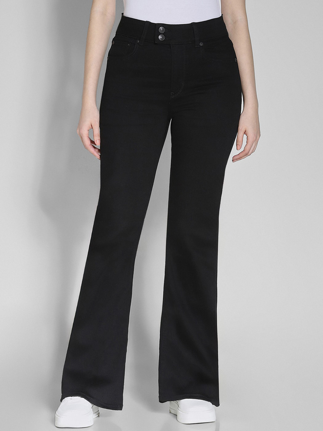 AMERICAN EAGLE OUTFITTERS Women Flared High-Rise Jeans