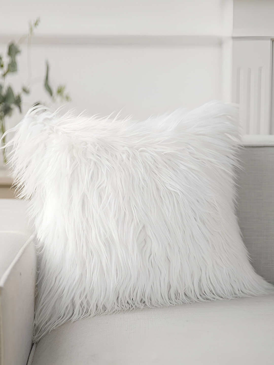 TANLOOMS White Other Washable Square Cushion Covers - 17.7 x 17.7 In