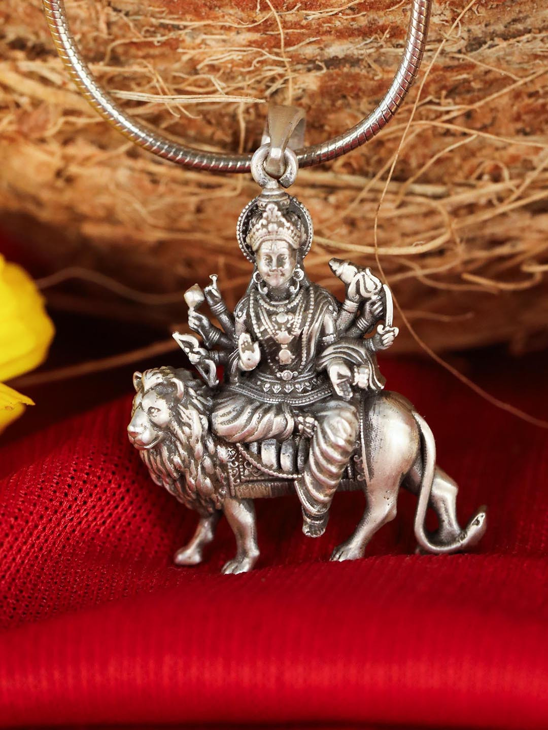 Unniyarcha Sherawali Mata Silver 92.5 Pendant
