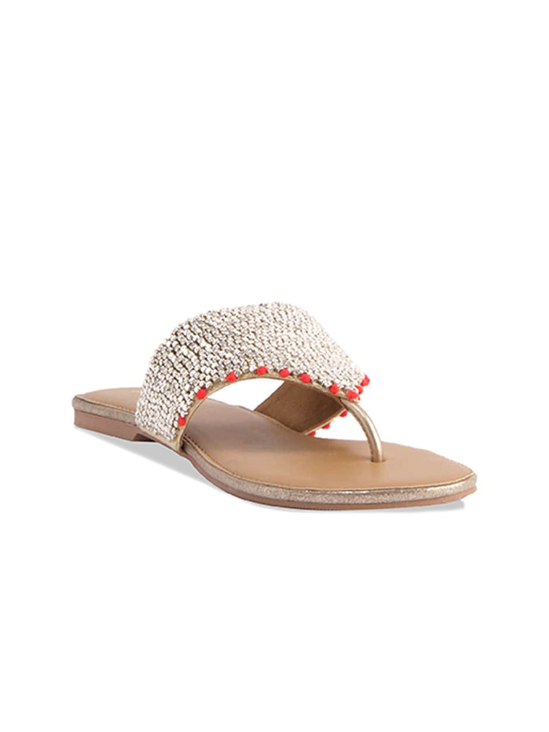 ERIDANI Aimee Embroidered Flats