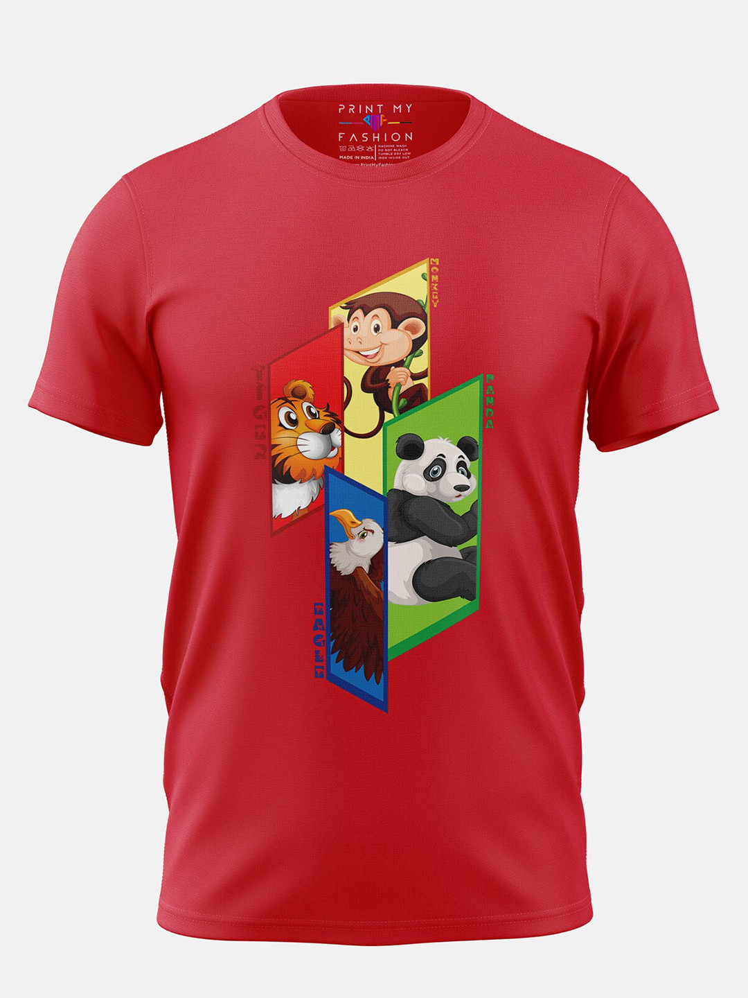 Print My Fashion Boys Sports Printed Applique T-shirt