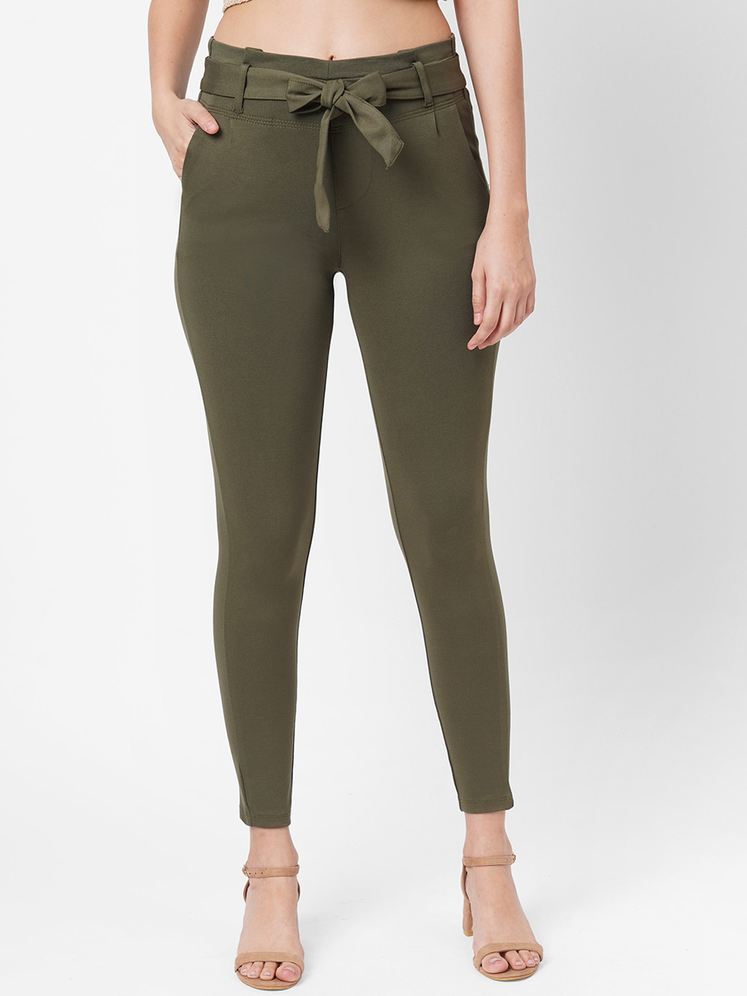 Kraus Jeans Women Loose Fit High-Rise Trousers