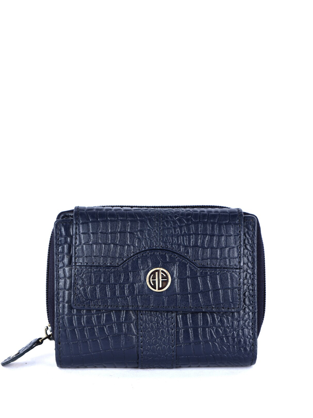 HAMMONDS FLYCATCHER Animal Textured Leather RFID Zip Around Wallet