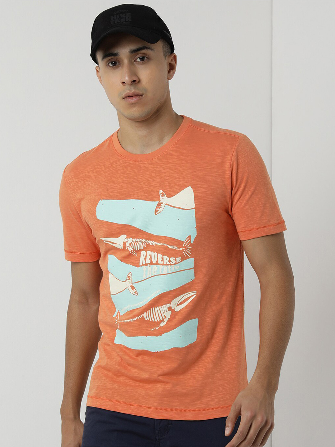 Wildcraft Graphic Printed Round Neck Short Anti Odour T-shirt