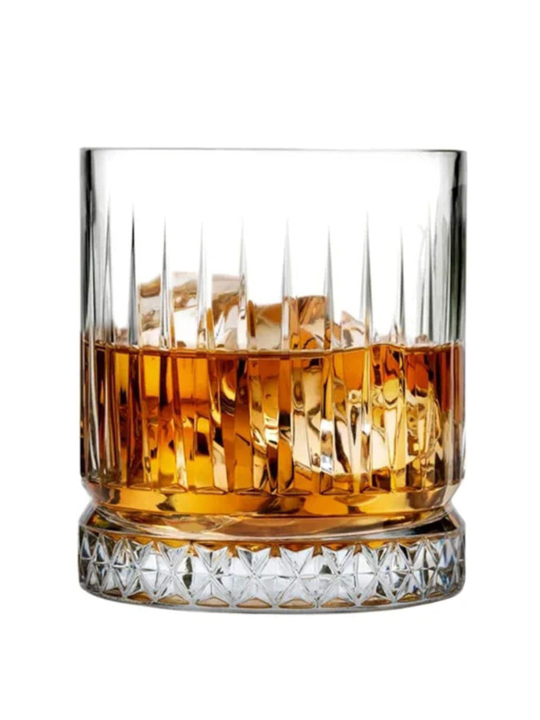 SAKI Transparent 4 Pieces Whiskey Glasses