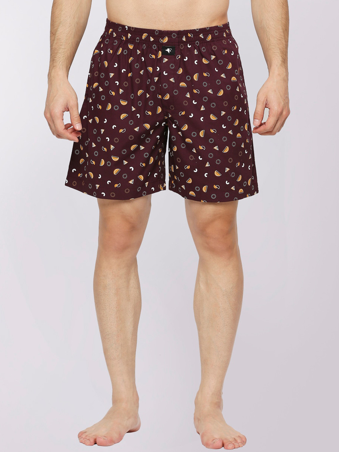 FRENCHIE Conversational Printed Pure Cotton Boxers FR-BX-CP-BOKSA-1X5-GSBR-S