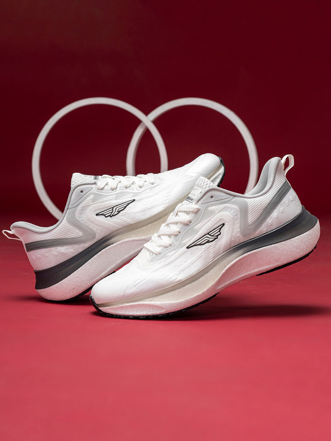 Red Tape Men Mesh Lace-Ups ETPU Walking Shoes