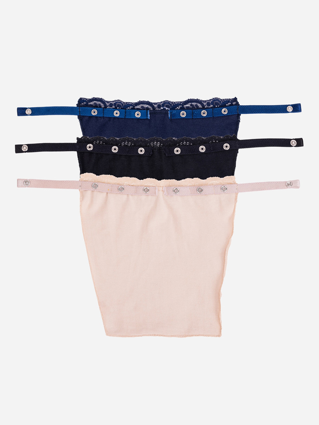 Finesse Miracle Cami Pack Of 3 Mock Camisoles Cleavage Cover