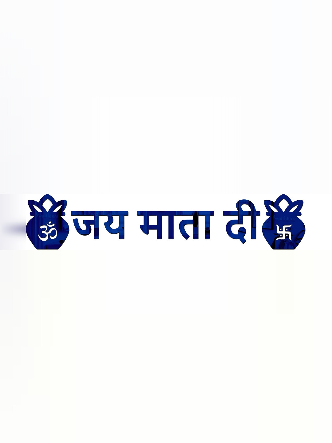 Wall1ders Blue Religious Acrylic Wall Stickers