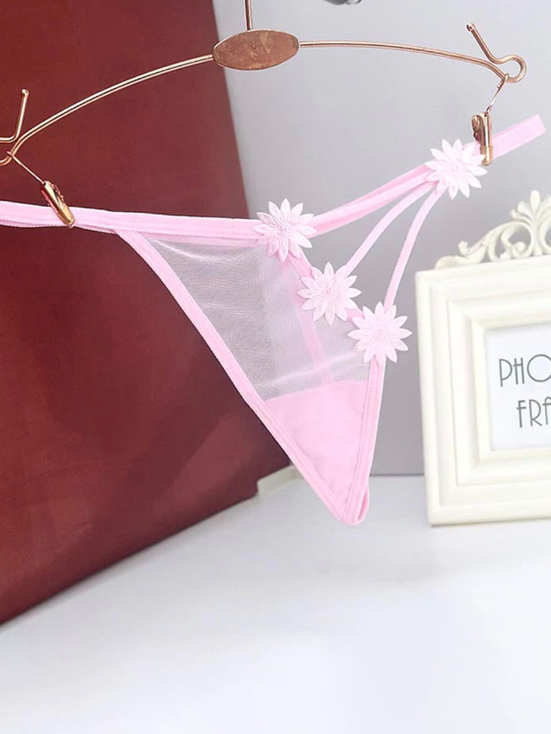 LULU & SKY Thong Briefs KS-1610-PINK