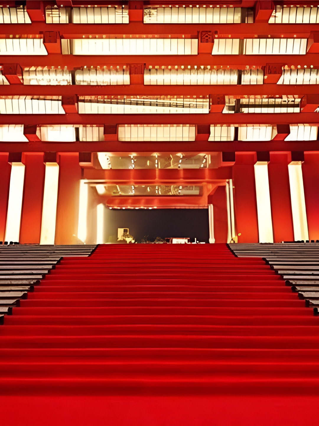 Asad Emporium Rugs Red Anti-Skid Non-woven Indoor or Outdoor Carpet