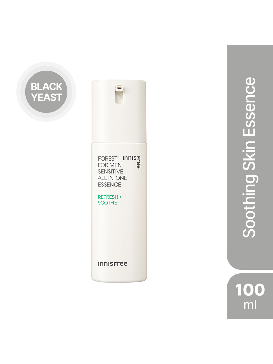 Innisfree Men Forest Sensitive All-In-One Essence Serum with Black Yeast - 100ml