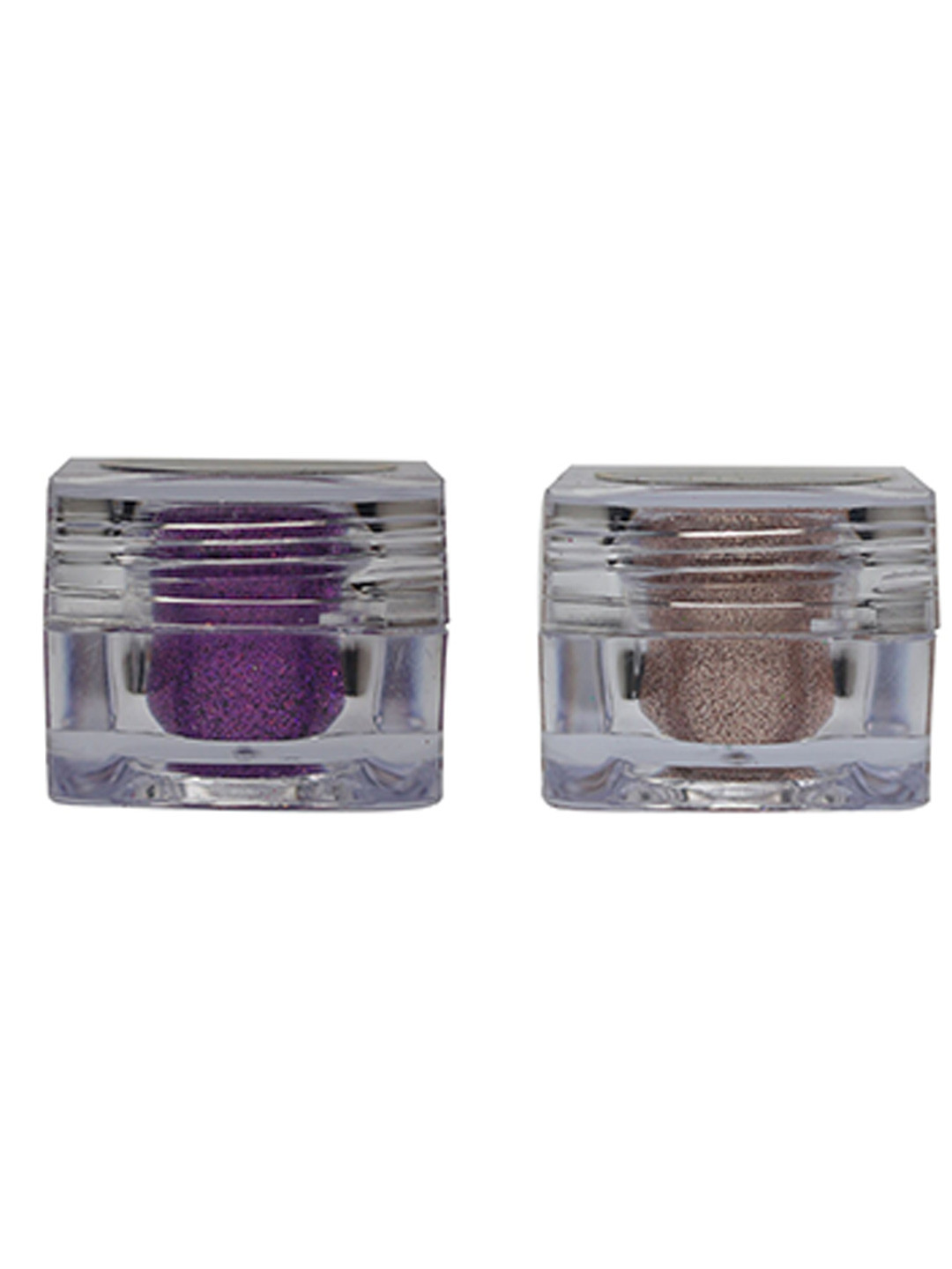 Veoni BELLE Holographic Set Of 2 HD Glitter Eyeshadow-5gEach-Violet Purple 10-Rose Gold 17
