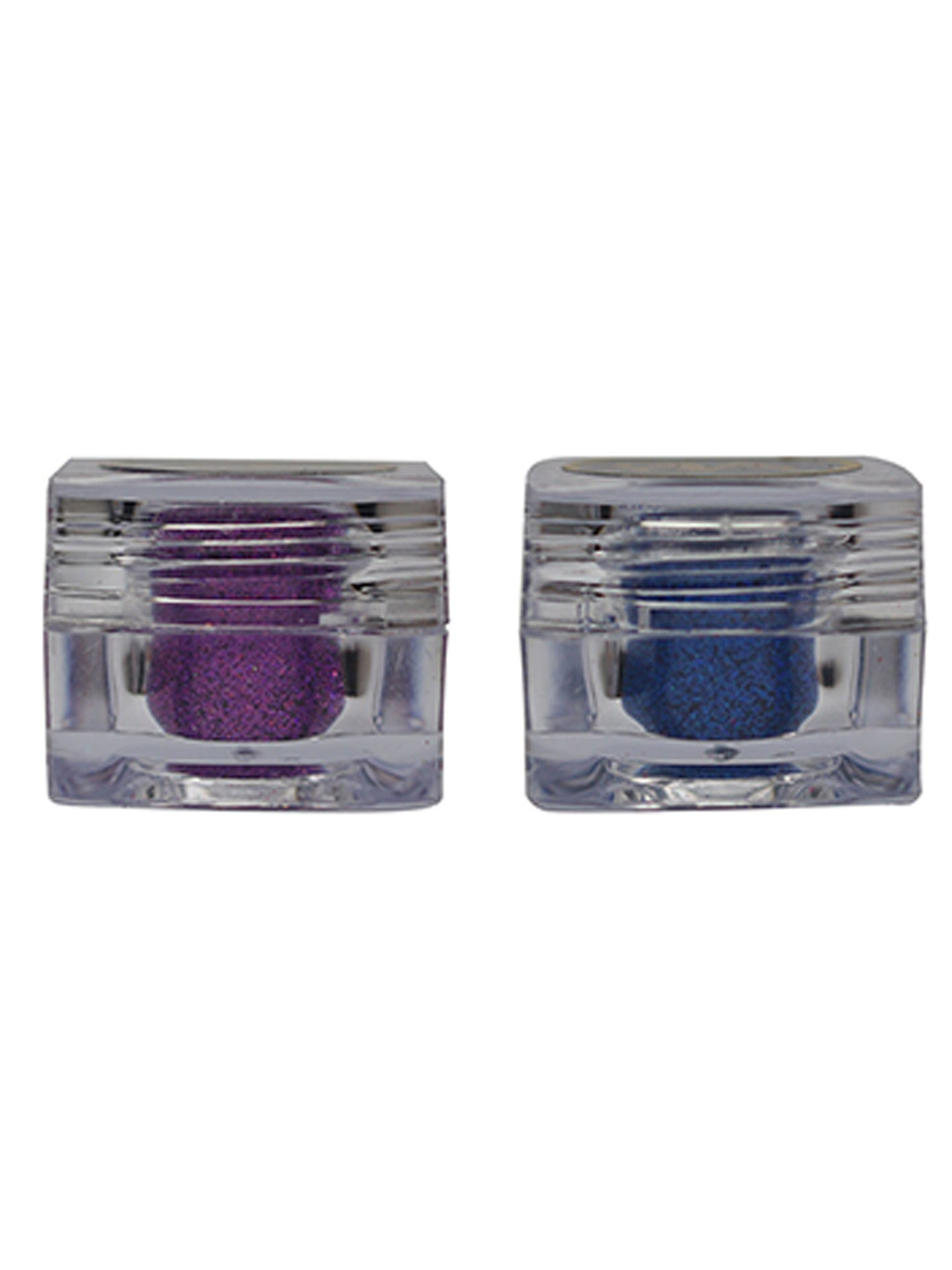 Veoni BELLE Holographic HD 2Pcs Glitter Eyeshadow - 5g Each -Violet purple & Electric Blue
