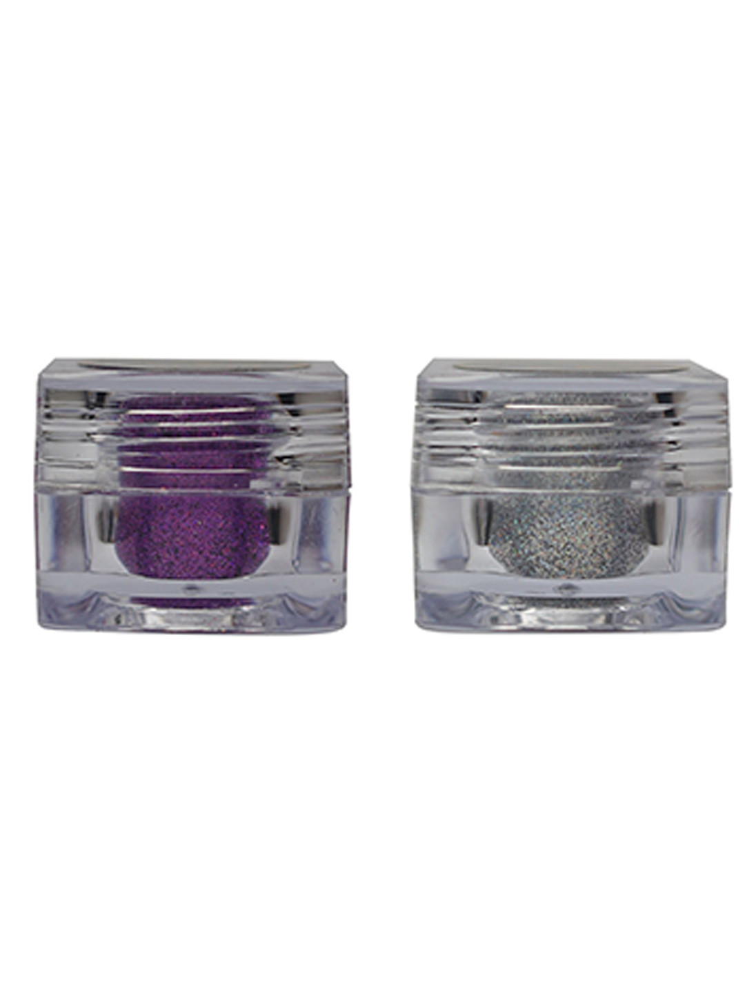 Veoni BELLE Holographic Set Of 2 HD Glitter Eyeshadow-5gEach-Violet Purple-Diamond Starlit